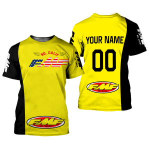 Custom name BraapGirls CUSTOM NAME RACING | BLACK-YELLOW | FMF Brands for motocross girls and dirt bike riders - Brands view 1