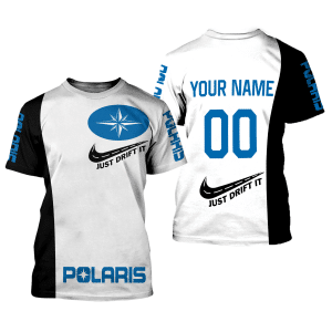 Custom name BraapGirls CUSTOM NAME RACING | BLACK-WHITE | POLARIS V2 Brands for motocross girls and dirt bike riders - Brands view 1