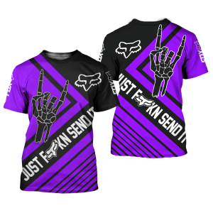 Custom name BraapGirls [PREMIUM] JUST FNKN SEND IT PURPLE Brands for motocross girls and dirt bike riders - Brands view 3