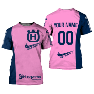 Custom name BraapGirls CUSTOM NAME RACING | BLUE-PINK | HUSQVARNA Brands for motocross girls and dirt bike riders - Brands view 1