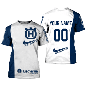Custom name BraapGirls CUSTOM NAME RACING | BLUE-WHITE | HUSQVARNA Brands for motocross girls and dirt bike riders - Brands view 1