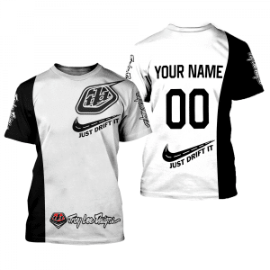 Custom name BraapGirls CUSTOM NAME RACING | BLACK-WHITE | TROY LEE DESIGNS Brands for motocross girls and dirt bike riders - Brands view 1