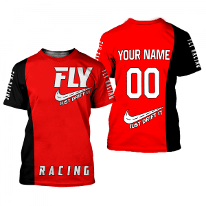 Custom name BraapGirls CUSTOM NAME RACING | BLACK-RED | FLY RACING Brands for motocross girls and dirt bike riders - Brands view 1