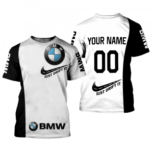 Custom name BraapGirls CUSTOM NAME RACING | BLACK-WHITE | BMW Brands for motocross girls and dirt bike riders - Brands view 1