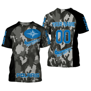 Custom name BraapGirls CUSTOM NAME RACING | BLACK CAMO | POLARIS Brands for motocross girls and dirt bike riders - Brands view 1