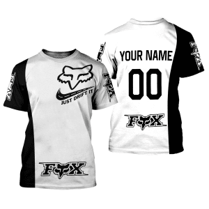 Custom name BraapGirls CUSTOM NAME RACING | BLACK-WHITE | FOX RACING Brands for motocross girls and dirt bike riders - Brands view 1