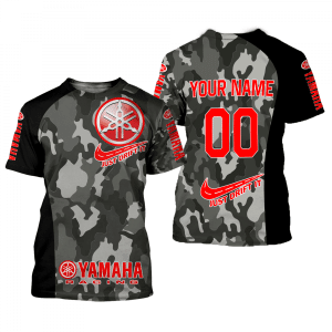 Custom name BraapGirls CUSTOM NAME RACING | BLACK CAMO | YAMAHA V2 Brands for motocross girls and dirt bike riders - Brands view 1
