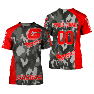 Custom name BraapGirls CUSTOM NAME RACING | RED CAMO | GASGAS Brands for motocross girls and dirt bike riders - Brands view 1