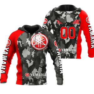 CUSTOM NAME RACING | RED CAMO | YAMAHA V1