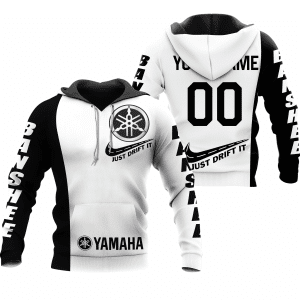 CUSTOM NAME RACING | BLACK-WHITE | YAMAHA BANSHEE