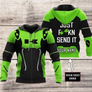 Custom name BraapGirls MOTOCROSS PERSONALIZED FX RACING V1 | KAWASAKI Brands for motocross girls and dirt bike riders - Brands view 1