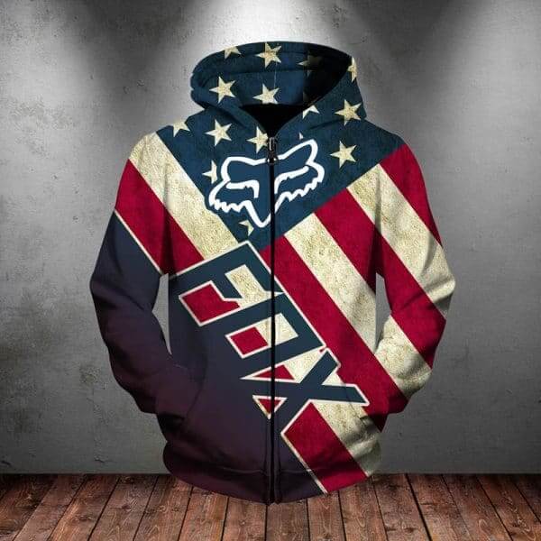 3D FLAG HOODIE view 3