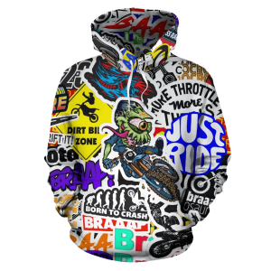 Custom name BraapGirls [PREMIUM] MX STICKERBOMB FULL SIZE Brands for motocross girls and dirt bike riders - Brands view 1