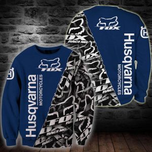 Custom name BraapGirls Foxr Husqvarna 3Dshirt Gt260902 Brands for motocross girls and dirt bike riders - Brands view 3
