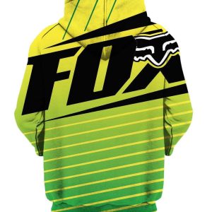 Custom name BraapGirls FULL FOX RACING YELLOW GREEN Brands for motocross girls and dirt bike riders - Brands view 1