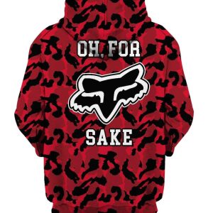 Custom name BraapGirls MEN WOMEN FOX 3D HOODIE, FOX HOODIE Brands for motocross girls and dirt bike riders - Brands view 1
