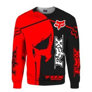 Custom name BraapGirls Fx Red Skull FULL SIZE Brands for motocross girls and dirt bike riders - Brands view 3