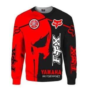 Custom name BraapGirls Yamaha Red Skull FULL SIZE Brands for motocross girls and dirt bike riders - Brands view 2