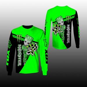 Custom name BraapGirls Green Monster Fx Groot FULL SIZE Brands for motocross girls and dirt bike riders - Brands view 2