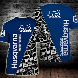 Custom name BraapGirls Foxr Husqvarna 3Dshirt Gt260902 Brands for motocross girls and dirt bike riders - Brands view 2