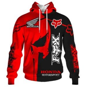 Custom name BraapGirls Honda Red Skull FULL SIZE Brands for motocross girls and dirt bike riders