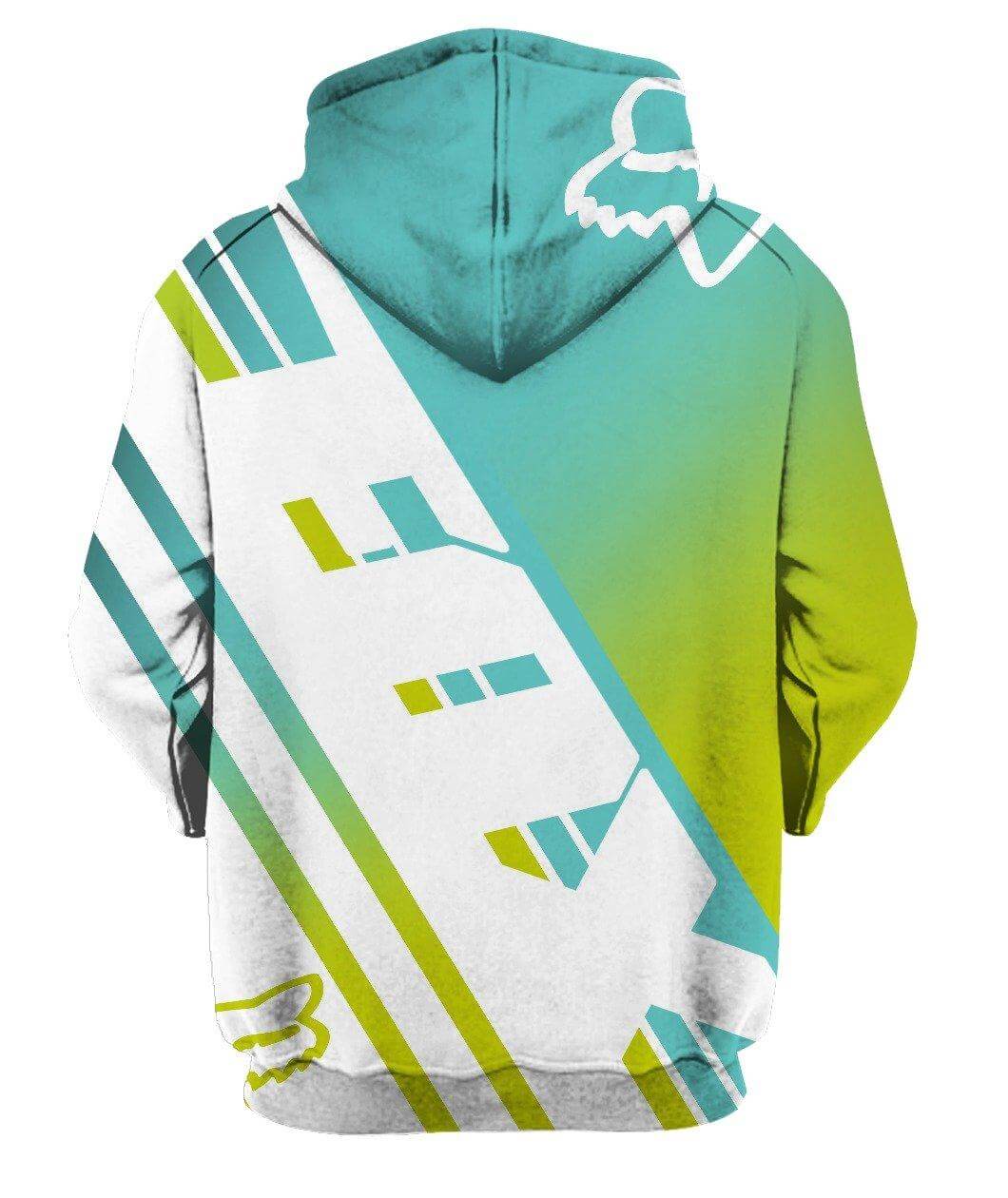 FULL FX FOX RACING GREEN YELLOW view 3