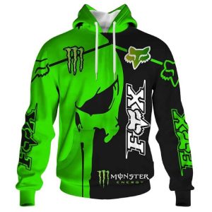 Custom name BraapGirls Fx Green Monster Skull FULL SIZE Brands for motocross girls and dirt bike riders