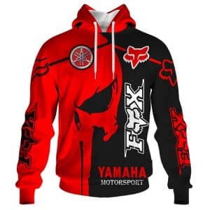 Custom name BraapGirls Yamaha Red Skull FULL SIZE Brands for motocross girls and dirt bike riders