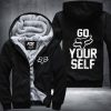 FX Flower Fleece Zip Hoodies