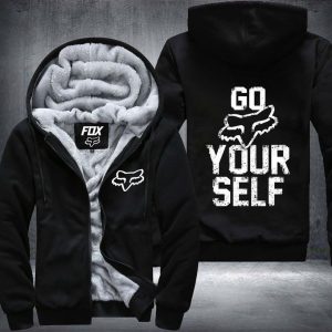 FX Flower Fleece Zip Hoodies