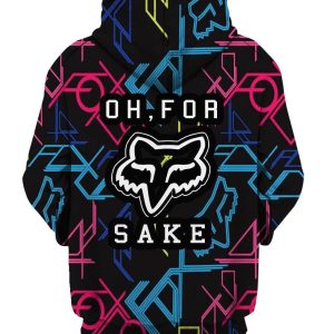 Custom name BraapGirls MEN WOMEN FOX 3D HOODIE, FOX HOODIE Brands for motocross girls and dirt bike riders - Brands view 1