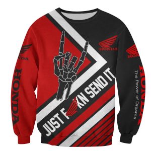 Custom name BraapGirls [PREMIUM] JUST FNKN SEND IT HONDA Brands for motocross girls and dirt bike riders - Brands view 3