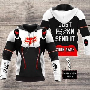 Custom name BraapGirls MOTOCROSS PERSONALIZED FX RACING V1 | COLOR WHITE-BLACK Brands for motocross girls and dirt bike riders