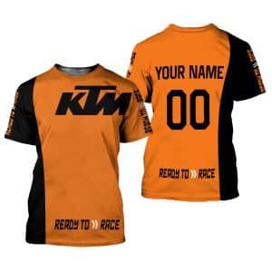 Custom name BraapGirls CUSTOM NAME RACING | BLACK-ORANGE | KTM Brands for motocross girls and dirt bike riders - Brands view 1