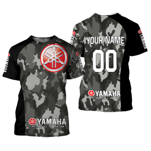 Custom name BraapGirls CUSTOM NAME RACING | BLACK CAMO | YAMAHA V2 Brands for motocross girls and dirt bike riders - Brands view 1