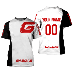 Custom name BraapGirls CUSTOM NAME RACING | BLACK-WHITE | GASGAS Brands for motocross girls and dirt bike riders - Brands view 1