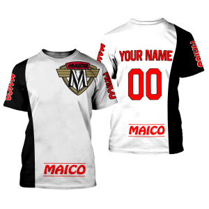 Custom name BraapGirls CUSTOM NAME RACING | BLACK-WHITE | MAICO Brands for motocross girls and dirt bike riders - Brands view 1