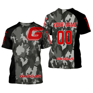 Custom name BraapGirls CUSTOM NAME RACING | BLACK CAMO | GASGAS Brands for motocross girls and dirt bike riders - Brands view 1
