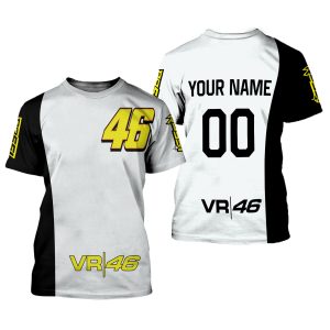 Custom name BraapGirls CUSTOM NAME RACING | WHITE-BLACK | VR46 Brands for motocross girls and dirt bike riders - Brands view 1