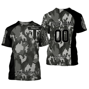 Custom name BraapGirls CUSTOM NAME RACING | BLACK CAMO | TRIUMPH Brands for motocross girls and dirt bike riders - Brands view 1