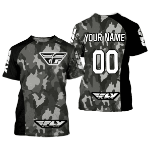 Custom name BraapGirls CUSTOM NAME RACING | BLACK CAMO | FLY RACING Brands for motocross girls and dirt bike riders - Brands view 1