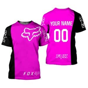 Custom name BraapGirls CUSTOM NAME RACING | BLACK-PINK Brands for motocross girls and dirt bike riders - Brands view 1