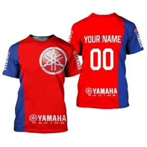 Custom name BraapGirls CUSTOM NAME RACING | BLUE-RED | YAMAHA V3 Brands for motocross girls and dirt bike riders - Brands view 1