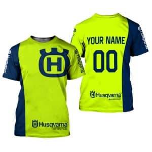 Custom name BraapGirls CUSTOM NAME RACING | BLUE-GREEN | HUSQVARNA V5 Brands for motocross girls and dirt bike riders - Brands view 1
