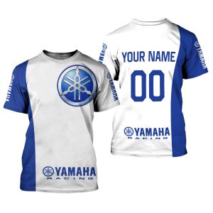 Custom name BraapGirls CUSTOM NAME RACING | BLUE-WHITE | YAMAHA V4 Brands for motocross girls and dirt bike riders - Brands view 1