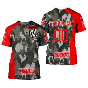 Custom name BraapGirls CUSTOM NAME RACING | RED CAMO | MAICO Brands for motocross girls and dirt bike riders - Brands view 1