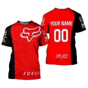 Custom name BraapGirls CUSTOM NAME RACING | BLACK-RED Brands for motocross girls and dirt bike riders - Brands view 1