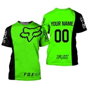 Custom name BraapGirls CUSTOM NAME RACING | BLACK-GREEN Brands for motocross girls and dirt bike riders - Brands view 1