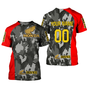 Custom name BraapGirls CUSTOM NAME RACING | RED CAMO | HONDA ELSINORE Brands for motocross girls and dirt bike riders - Brands view 1