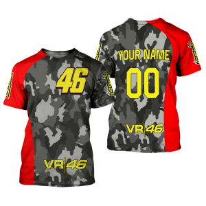 Custom name BraapGirls CUSTOM NAME RACING | RED CAMO | 46VR Brands for motocross girls and dirt bike riders - Brands view 1